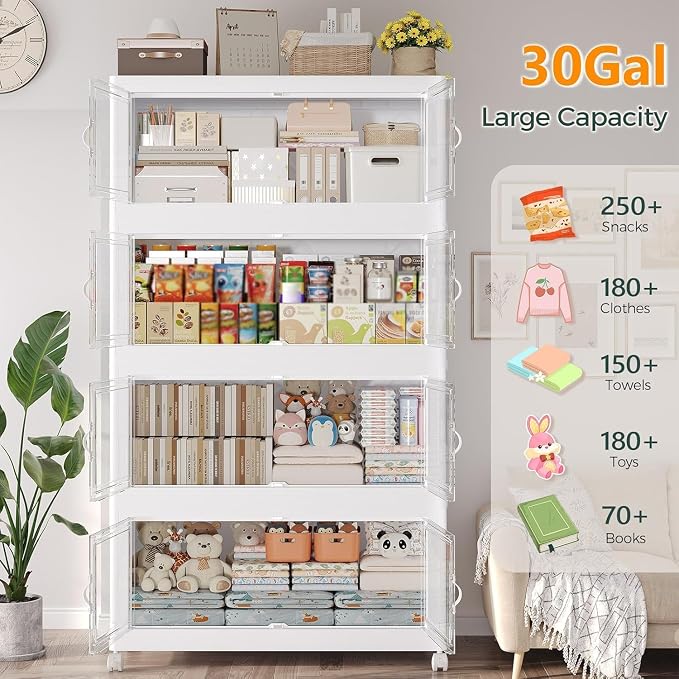 720QT Extra Large Stackable Storage Bins - Image 5