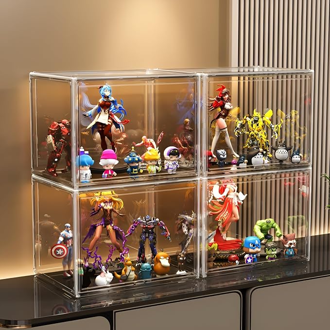 Clear Stackable Plastic Storage Bins - Image 4