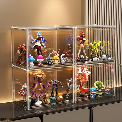 Clear Stackable Plastic Storage Bins - Image 4