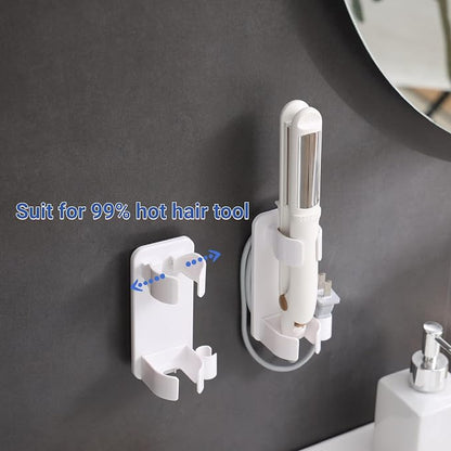 Wall Mounted Curling Iron and Hot Tool Organizer: Hair Dryer, and Straightener - Image 2