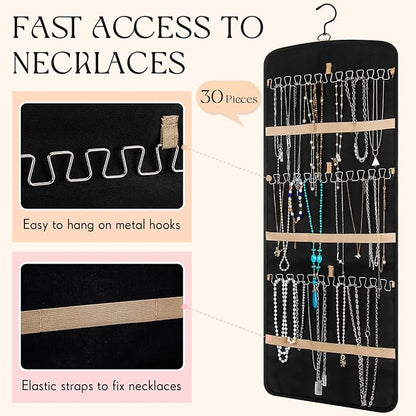 3 Pack Hanging Jewelry Organizer Storage - Image 4