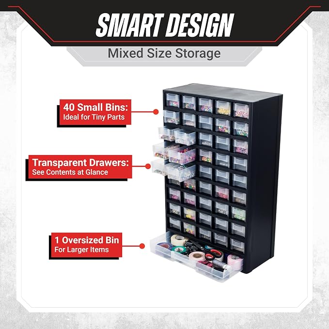 Storage Bin with Drawers - Image 3
