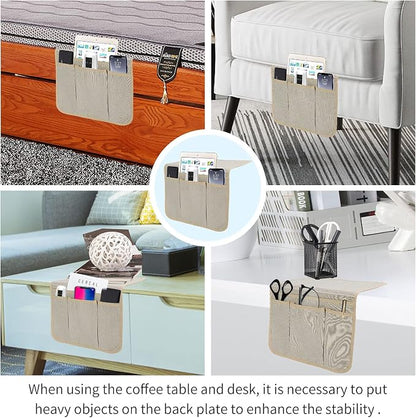 Bedside Caddy Bedside Storage Organizer Magazine Phone Tablet iPad Remote Holder - Image 5