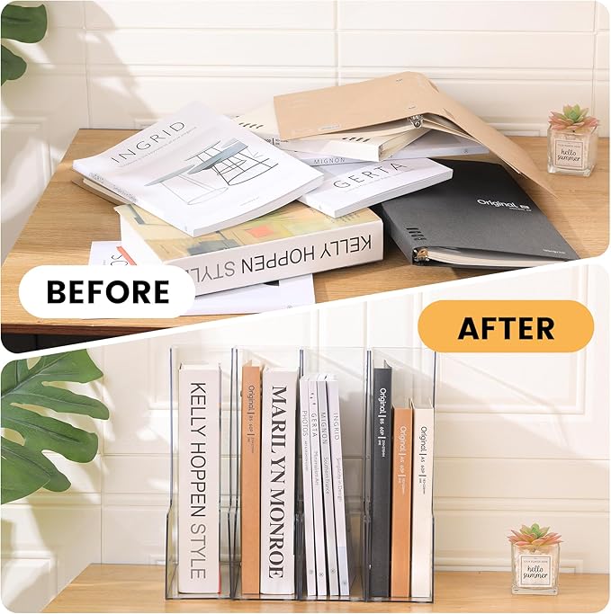 CiWiVOKi Vertical File Holder, 4 pack - Image 7