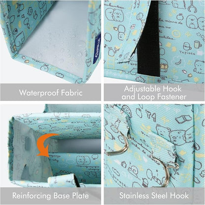Surblue Bedside Caddy Hanging Bed Organizer Storage Bag Pocket - Image 4