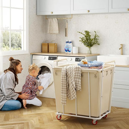 Hoctieon Large Laundry Cart - Image 2