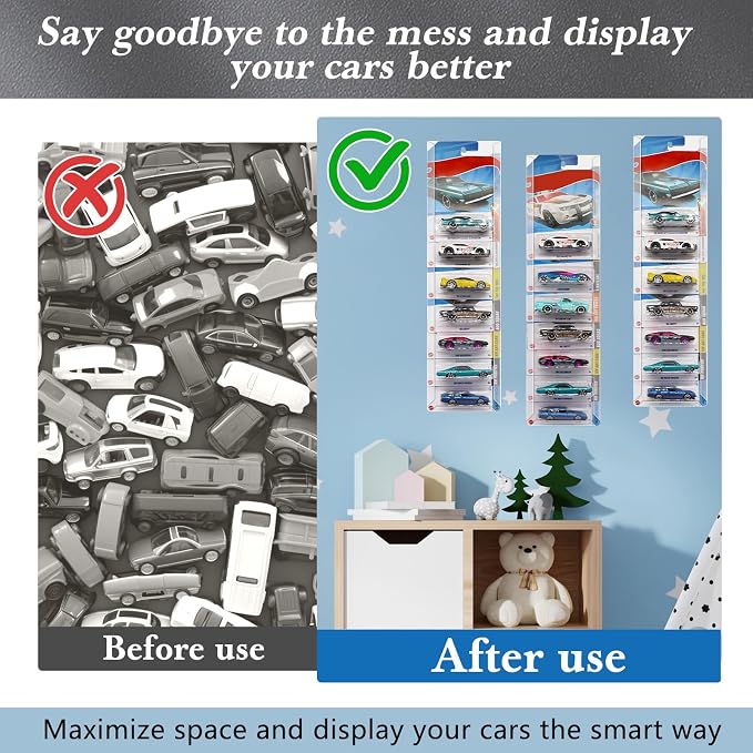 20 Pcs Model Car Display Case Wall Mount Compatible - Image 4