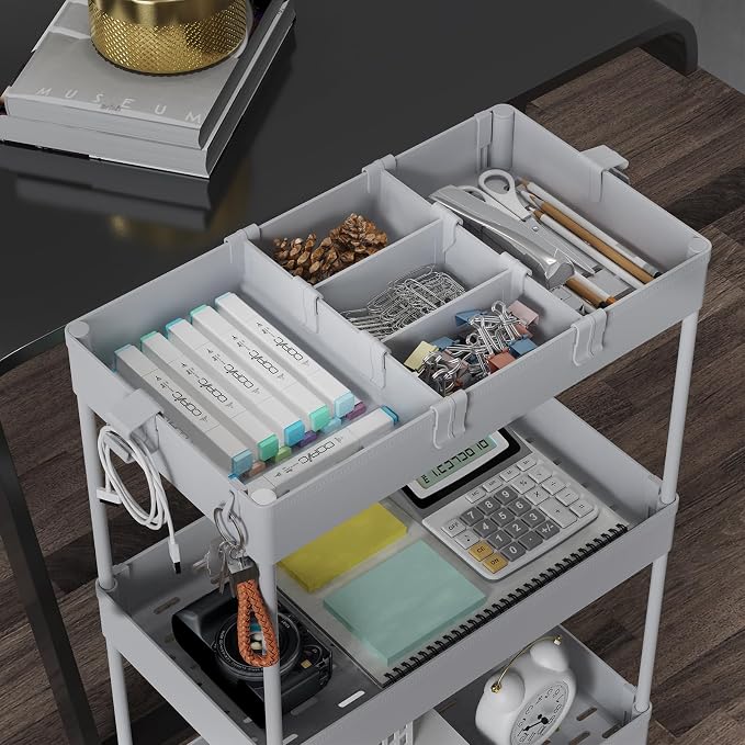 SPACELEAD 4 Tier Rolling Cart - Image 2