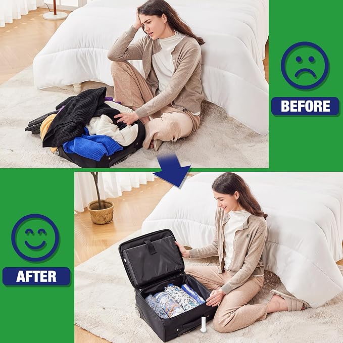 Travel Vacuum Bags with Electric Pump, Vacuum Travel Bags - Image 5