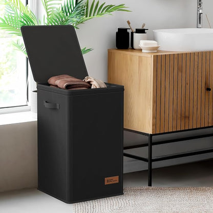 Simple Houseware Foldable Laundry Hamper Basket - Image 7