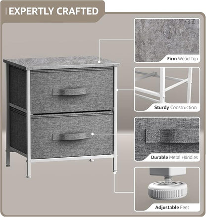 Sorbus Nightstand with 2 Drawers - Image 4