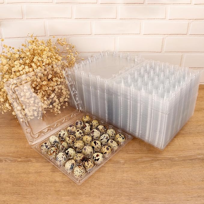 100 Pack Quail Egg Cartons, Holds up to 30 Quail Eggs Securely - Image 5