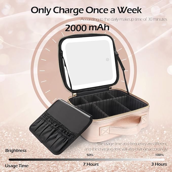 MOMIRA Travel Makeup Bag Cosmetic Bag Makeup Organizer Bag - Image 5