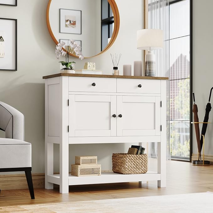 HOSTACK Farmhouse Console Table - Image 2