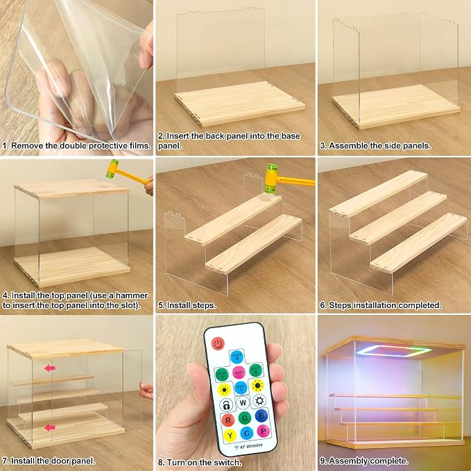 NONEMEY Clear Acrylic Display Case - Image 6
