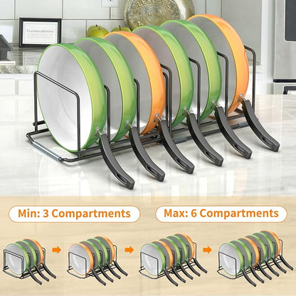 Adjustable 2.2in Pan Organizer Rack - Image 5