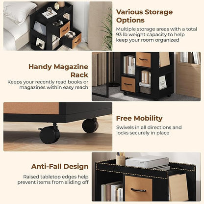 Yaheetech Narrow Side Table - Image 5