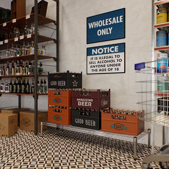 18" Deep x 54" Wide x 8" Height Wire Shelving Kit | 1-Tier | NSF Commercial - Image 2