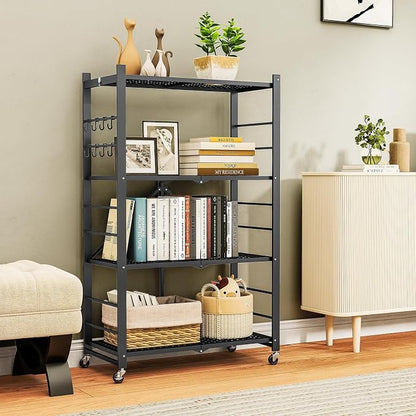 Fenbeli Foldable Shelves with Wheels - Image 2