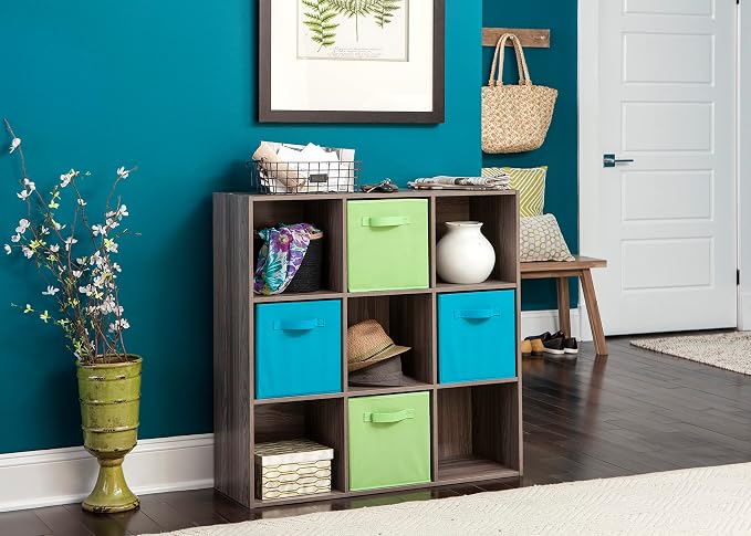 ClosetMaid Cubeicals 9 Cube Storage Shelf Organizer Bookshelf, Square Shape - Image 8