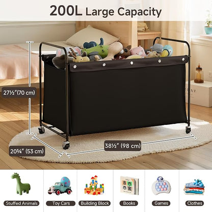 StorageWorks Toy Box with Wheels - Image 2