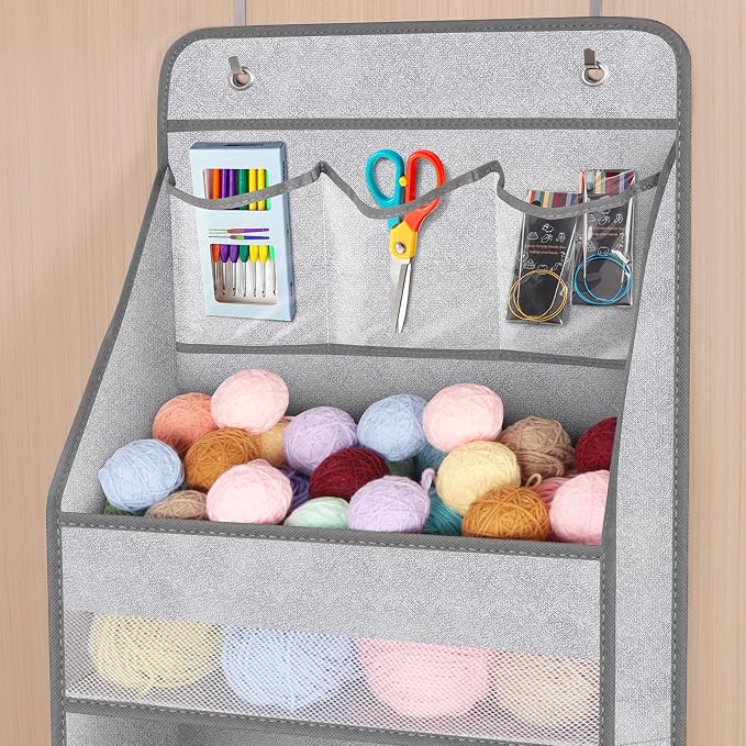 Univivi 5-Shelf Door Storage Over Door Hanging Organizer - Image 4