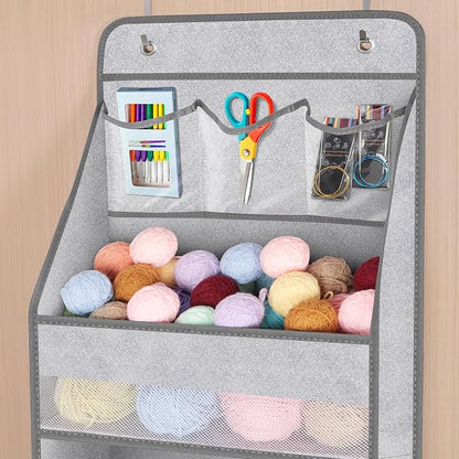 Univivi 5-Shelf Door Storage Over Door Hanging Organizer - Image 4
