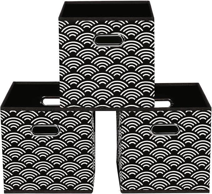 Fabric storage bins Cubes, Fabric Cube Organizer by Yunkeeper