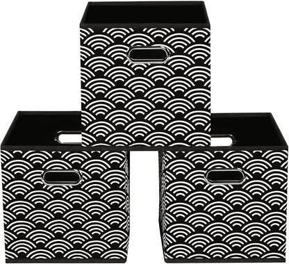 Fabric storage bins Cubes, Fabric Cube Organizer by Yunkeeper