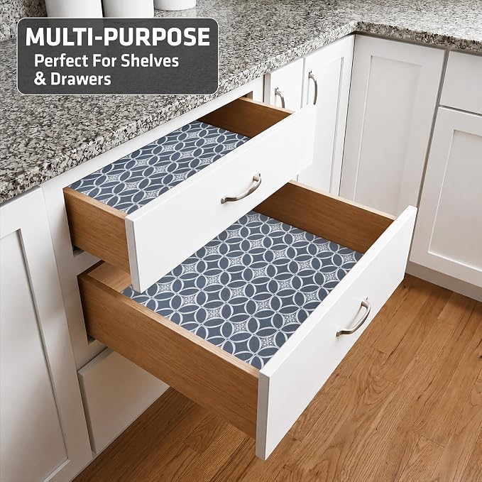 Drymate Premium Luxury Shelf & Drawer Liner, Thick Cushioned Fabric, - Image 7