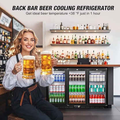 Beverage Refrigerator, 53.15W Inch 12 Cu.Ft Drink Fridge, Back Bar Beer Fridge - Image 7
