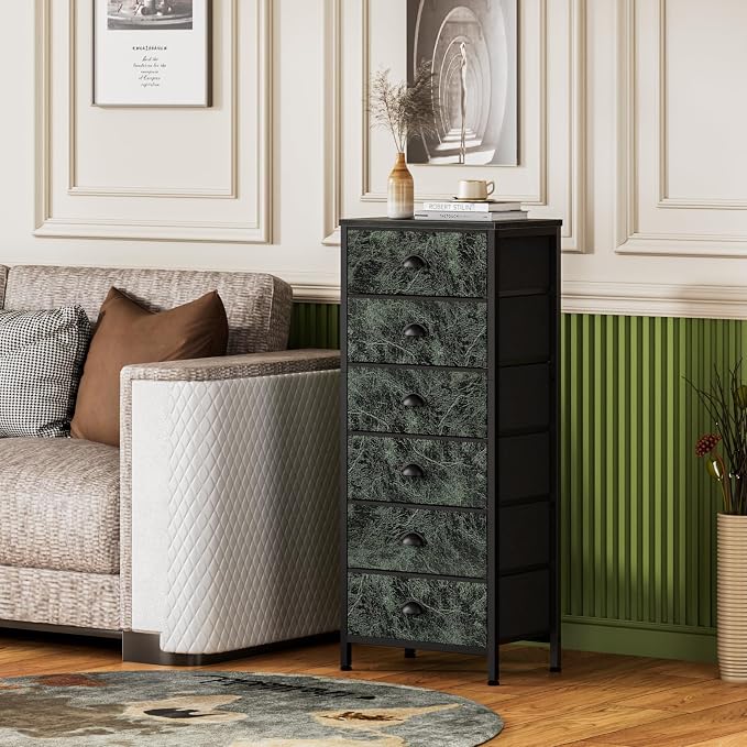 Furnulem Vertical Dresser for Bedroom, Tall Storage Tower Unit and Chest - Image 7