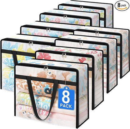 TasticTotes 8 Pack Clear Storage Bags by Unknown