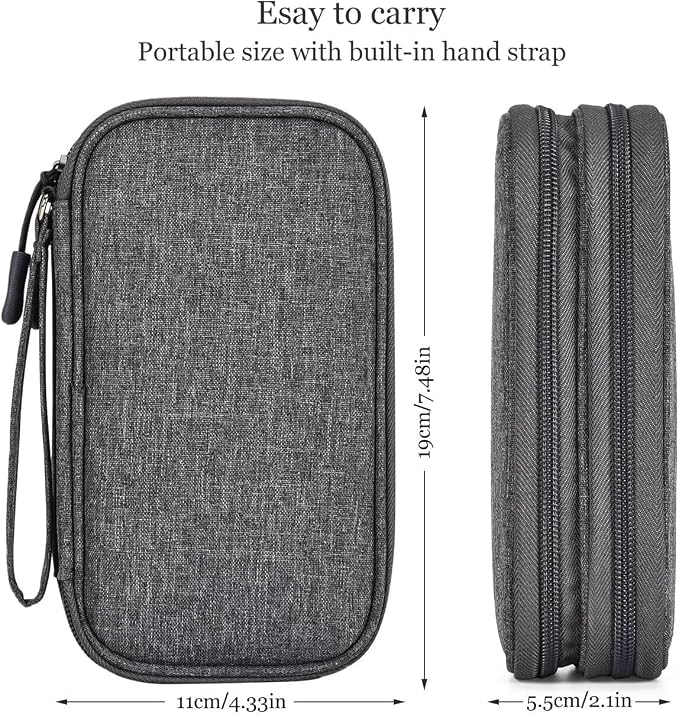 Electronic Organizer Travel Cable Accessories Bag, Electronic Organizer Case - Image 2