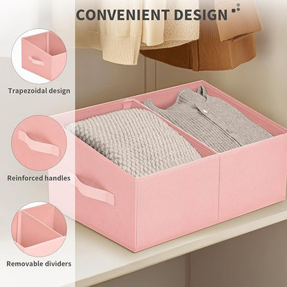 DIMJ Large Closet Shelf Organizer Bins 4 Packs - Image 6