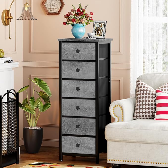 VASICAR Tall Narrow Dresser - Image 2