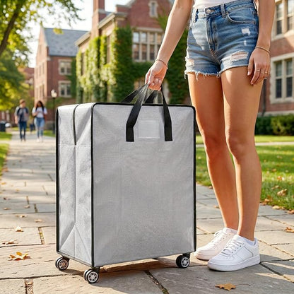 Oversized Wheeled Moving Bags, Heavy-Duty Zippered Tote - Image 6