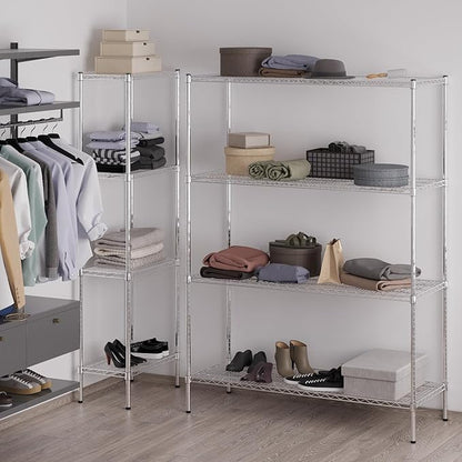 21" Deep x 54" Wide x 74" Height Wire Shelving Kit | 4-Tier | NSF Commercial - Image 5