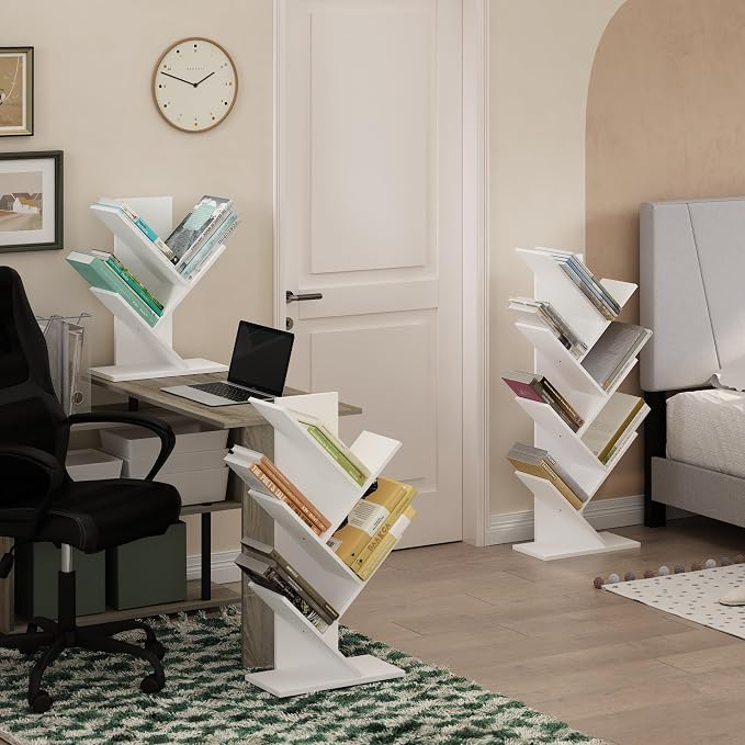 Furinno Tree Book Shelf, 3-Tier Bookshelf, Tree Bookcase - Image 5