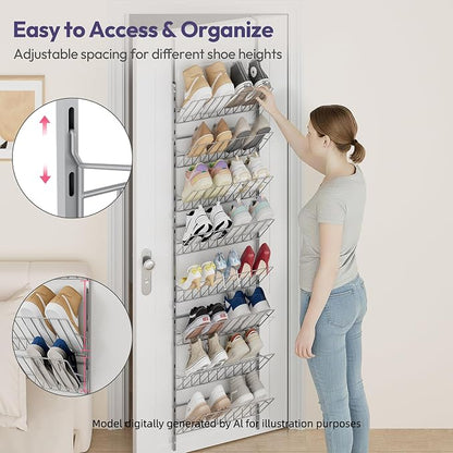 SWTYMIKI Over the Door Shoe Organizer - Image 6