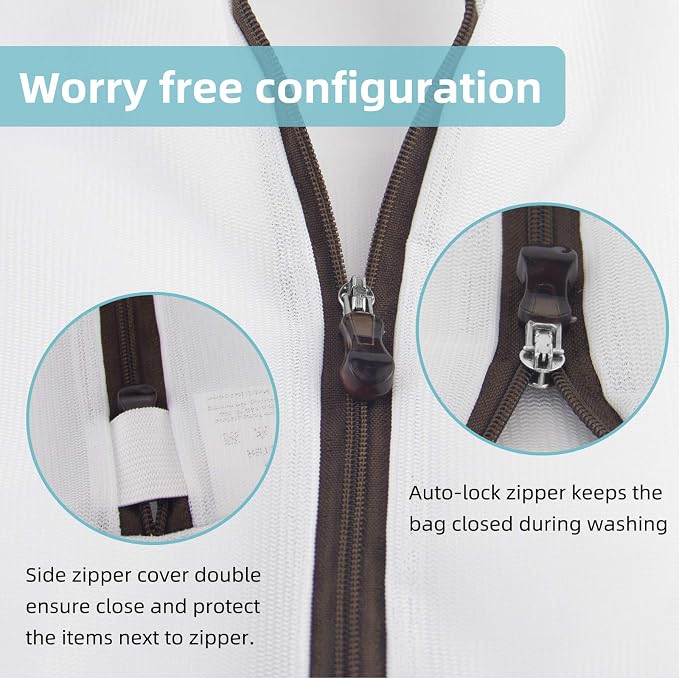 GOGOODA Mesh Laundry Bags for Delicates Durable Protective Wash Bags | Travel - Image 3