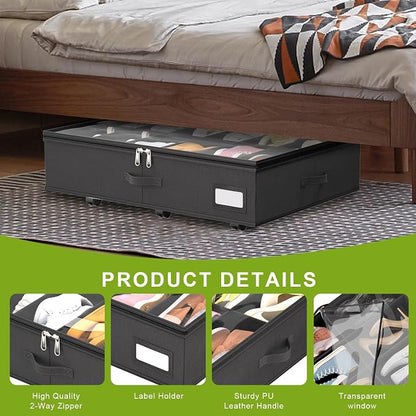homyfort Under Bed Shoe Storage - Image 5