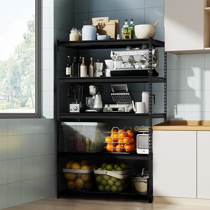 WORKPRO 5-Tier Heavy Duty Metal Shelving Unit, 48”W x 24”D x 72”H, Adjustable - Image 7