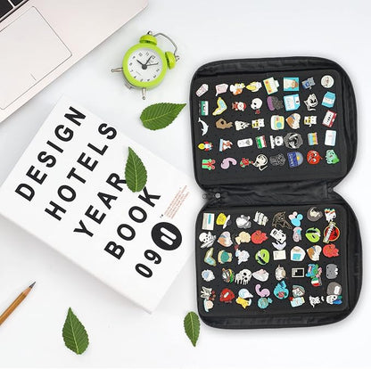 Enamel Pin Display Pages Pin Carrying Case, Pins Collection Storage Organizer - Image 6