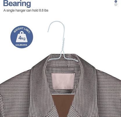 SPECILITE Wire Metal Clothes Hangers Bulk 50 Pack - Image 6