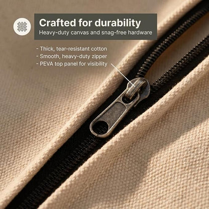 Household Essentials 3392-1 Cedarline Collection Hanging Garment Bag | Dress - Image 9