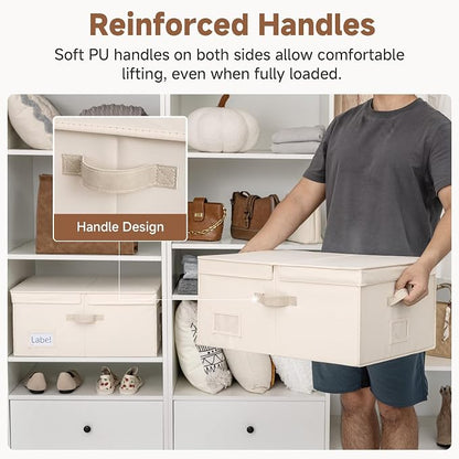 StorageWorks 55L Extra Large Fabric Storage Bins - Image 5