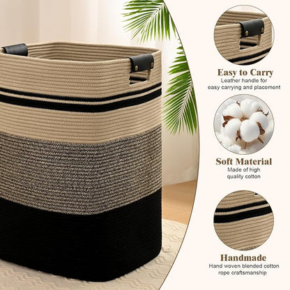 Laundry Hamper, 85L Tall Laundry Basket - Image 6