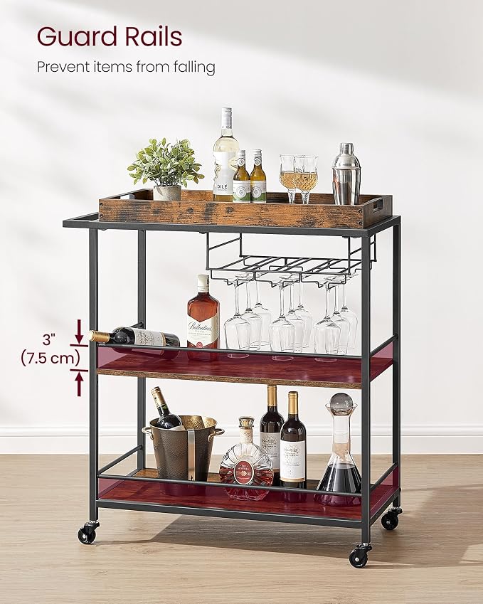 VASAGLE Kitchen Serving Cart - Image 5