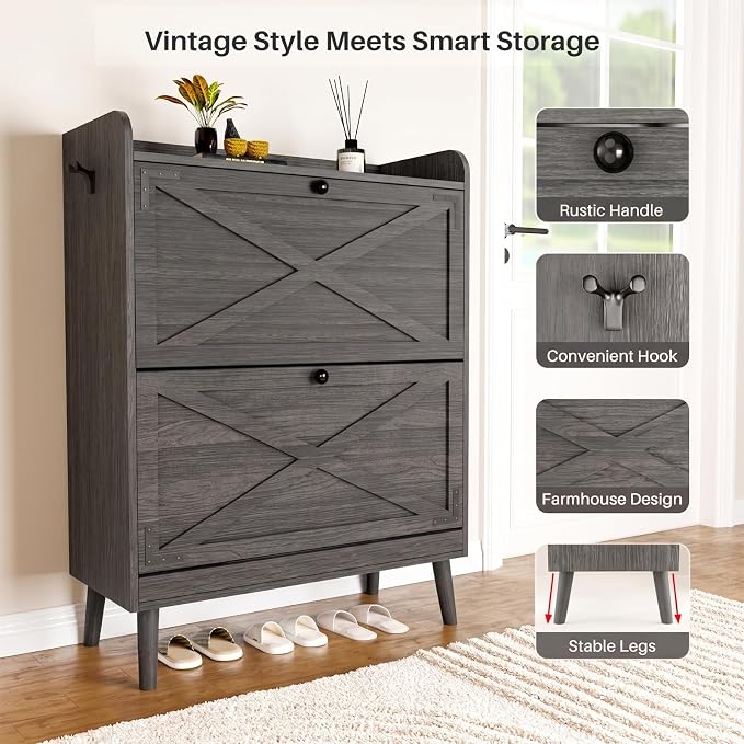 YZ HOME Shoe Storage Cabinet - Image 6